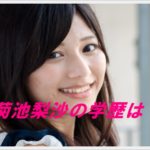 菊池梨沙のプロフィール・経歴まとめ！活動を紹介