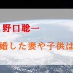野口聡一の結婚した妻は誰？子供はいる？家族構成や意外な年収も！