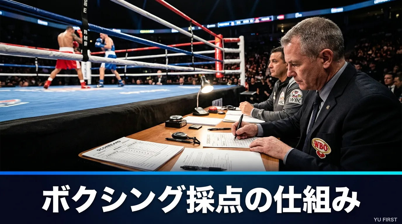 ボクシングの採点方法をわかりやすく解説！判定の仕組み