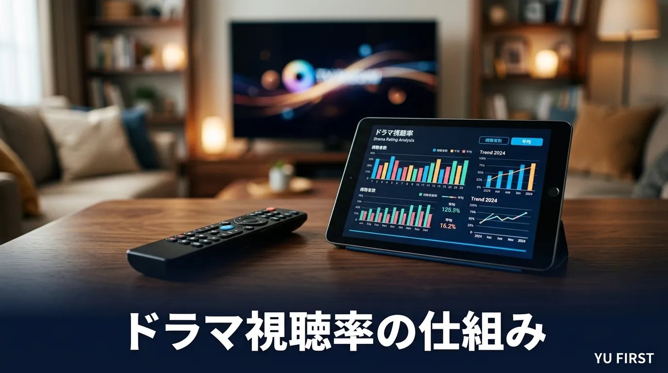 ドラマ視聴率の仕組み！測定方法と数字の読み方を解説